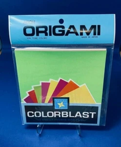 Aitoh Origami Bokashi Origami Paper 5.875" x 5.875" 18 Sheets Neon NE-300 - Picture 1 of 2