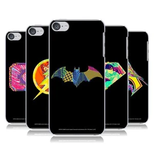 JUSTICE LEAGUE DC COMICS DARK ELECTRIC POP ICONS CASE FOR APPLE iPOD TOUCH MP3 - Picture 1 of 15