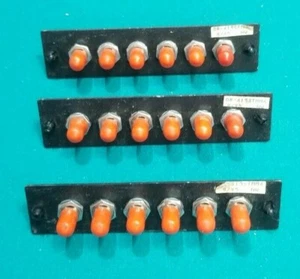 THREE (3) Fiber Optic Adapter Patch Panel,OR-615STMM6 - Afbeelding 1 van 6