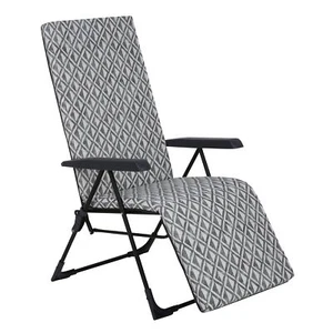 PATIO Gartenliege mit Fußteil Sonnenliege Klappsessel Hochlehner Stuhl Barletta - Bild 1 von 1