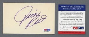 Jim Rice HOFer Boston Red Sox Signed Index Card Auto w PSA Cert - Picture 1 of 2