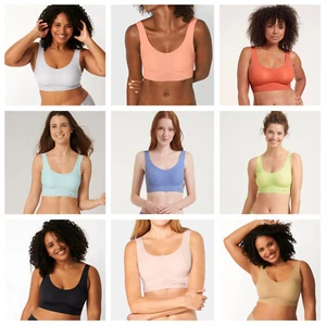 Sloggi Zero Feel Top Bra Smooth Seam Free Bralette Crop Top 10186804 - Picture 1 of 109