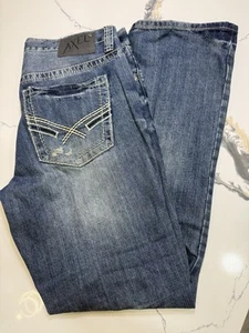 Axel AXMB Men's Jeans - Blue Size 34x32 - Picture 1 of 5