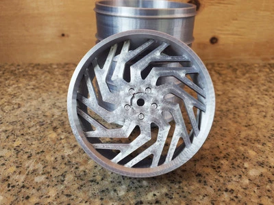 Juego de 4 ruedas de radiocontrol impresas en 3D de 1:10 para neumáticos Redcat 26ers coche de radiocontrol de 12 mm hexagonal Foto 1 de 2