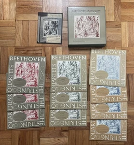 BEETHOVEN THE PASCAL STRING QUARTETS 10 RECORD SET W/ORDER FORM VINYL OPERA RARE - Picture 1 of 16