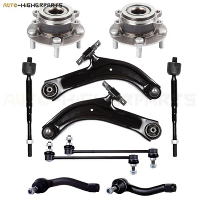 For 2007-2012 Nissan Sentra 10 Pcs Front Control Arm Ball Joint & Wheel Hub — 第 1/4 张图片