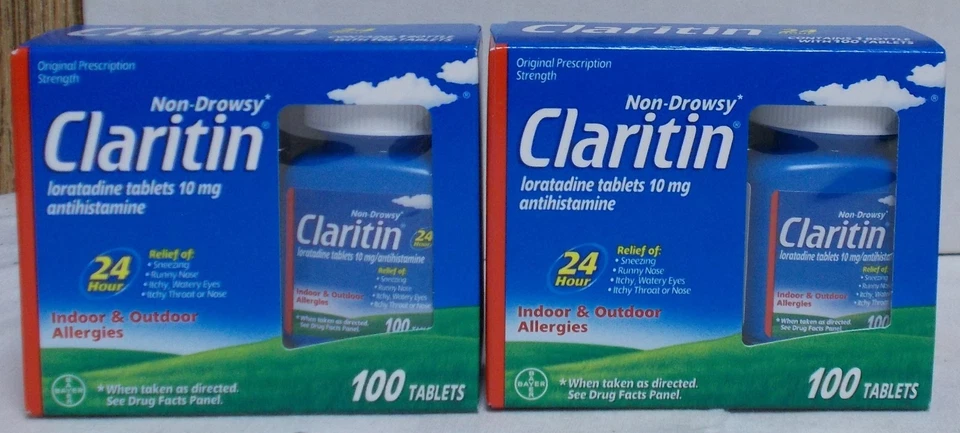 Claritin AR11 24hr Non-drowsy Allergy Medicine Tablets Loratadine 10mg 100 Count