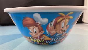 2006 Kellogg's 100 Jahre Jubiläum Reis Krispies blaue Schüssel ~ Snap Crackle Pop! - Bild 1 von 7
