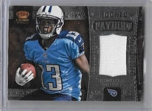 KENDELL WRIGHT 2012 CROWN ROYALE ROOKIE PAYDIRT USADO JERSEY#/149 - Imagen 1 de 1