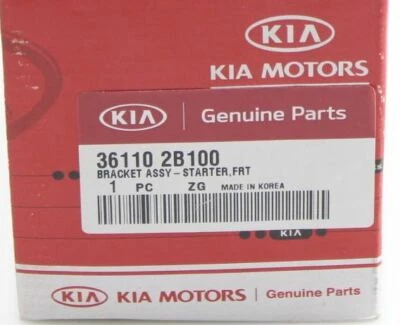 GENUINO NUEVO KIA RIO 2011-2014 SOPORTE CONJUNTO-ARRANCADOR, DELANTERO Foto 1 de 3