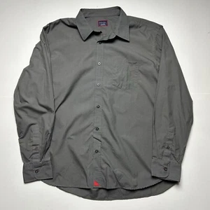 UNTUCKit Men's Button Up Shirt Long Sleeve Dress Medium Gray Sz XXL - Picture 1 of 5