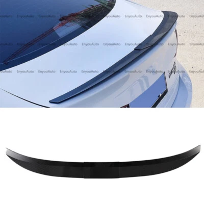 For Acura Integra Adjustable Rear Spoiler Trunk Roof Tail Wing Carbon Fiber - Image 1 of 4