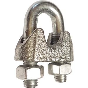 Morsetti Morsetto per Fune Zincata 50 pezzi DIN 741 Varie Misure Carcano A003 - Foto 1 di 1