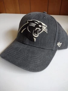 NUEVA Gorra de Fútbol Americano Carolina Panthers Gris Carbón Blanco MVP Ajustable NFL - Imagen 1 de 6