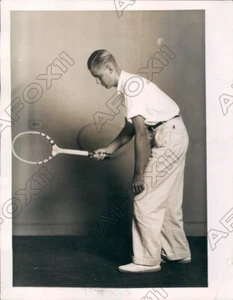 1934 Paul Graebuer Presse Junior Tennis Finalist Pressefoto - Bild 1 von 2