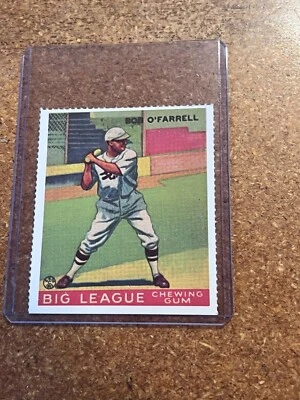 1977 Dover Publications Goudey Big League Gum Reprint # 34 Bob O'Farrell - Image 1 of 4