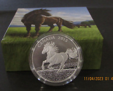 2015  $100 fine silver coin -The Canadian Horse: the Little Iron Horse