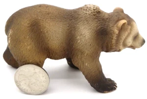 Vintage Schleich Adult Female Brown Grizzly Bear 2003 Retired Figure Wildlife - Picture 1 of 7