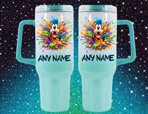 PERSONALIZED DISNEY GOOFY SHIMMER TUMBLER 40 OZ - Picture 1 of 1