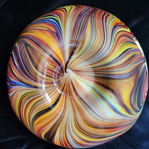 2011 Missoni for Target Handblown Swirl Glass Platter Plate, Centerpiece Bowl - Picture 1 of 6