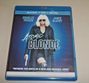 ATOMIC BLONDE BLU RAY + DVD CHARLIZE THERON LIKE NEW - Picture 1 of 3