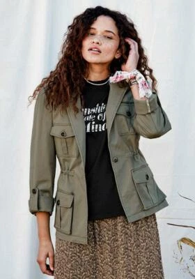 Chaqueta cargo para mujer Matilda Jane Good Hart GH Austin talla L grande nueva con etiquetas Foto 1 de 4