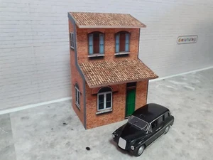 Kit modellino Diorama miniatura casa in mattoni scala 1:43 decorazione display - Foto 1 di 10