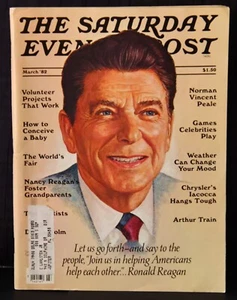 Sat Eve Post, March 1982, Reagan. 130 pages. - Picture 1 of 1