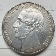 1865 Germany Thaler Silver Coin