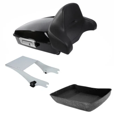 Рубленая спинка багажника крепление стойка подходит для Harley Touring Electra Glide 97-08 07 - Изображение 1 из 4