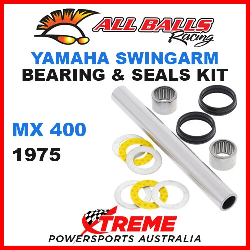 All Balls 28-1176 Yamaha MX400 MX 400 1975 Swingarm Bearing Kit - Изображение 1 из 2