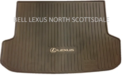 LEXUS OEM FACTORY ALL WEATHER REAR CARGO MAT 2016-2021 RX350 RX450H (BROWN)  - Image 1 of 2