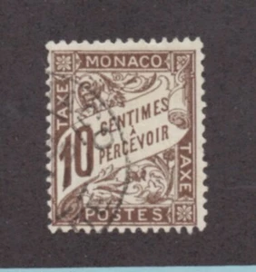 Monaco - Sc# J4 Used / 10c Brown     -      Lot 0921506 - Picture 1 of 1
