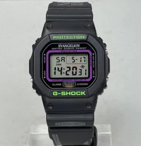 CASIO G-SHOCK Evangelion First Machine Model DW-5600VT Limited Used JAPAN - Imagen 1 de 12