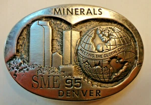 Gary Prazen SME-Belt Buckle-Society of Mining Metallurgy & Exploration 95 Denver - Picture 1 of 12