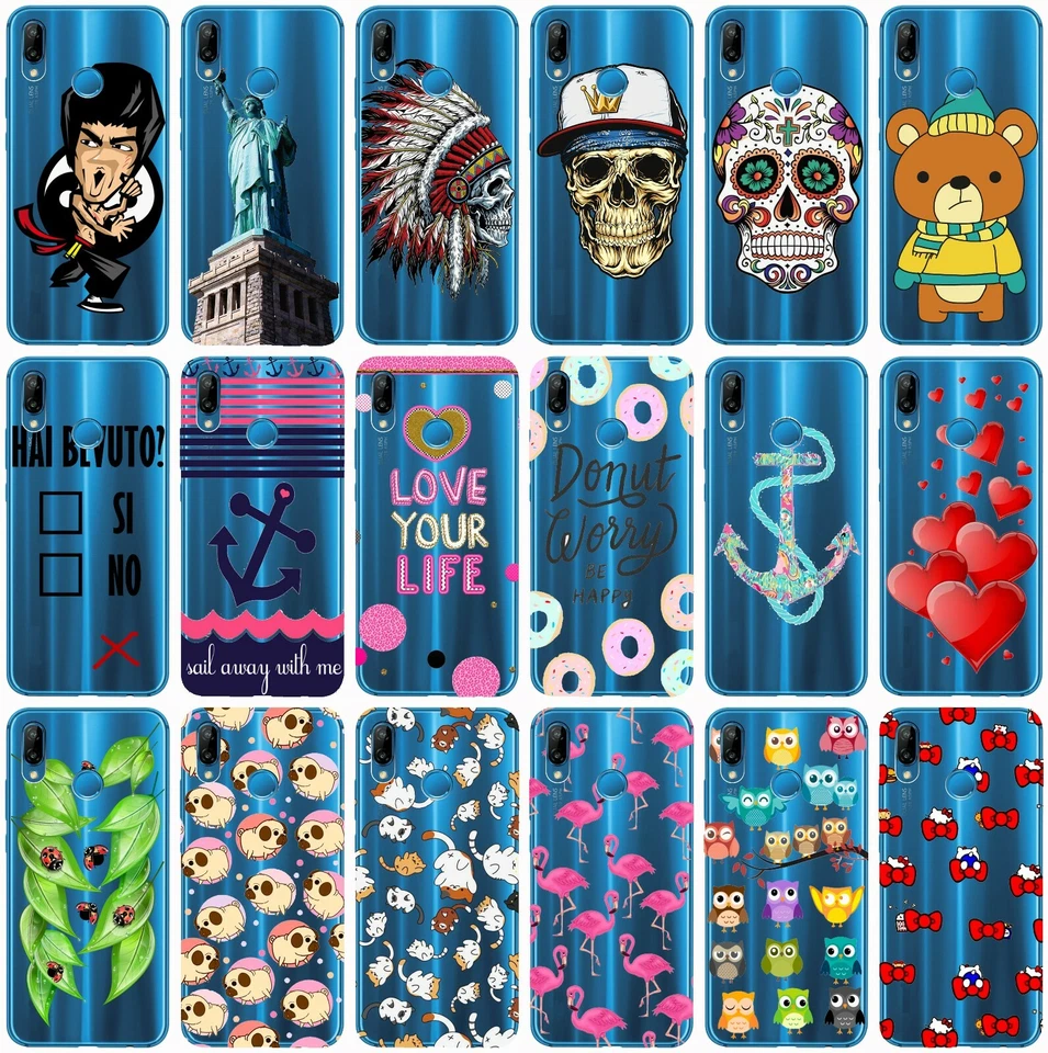 CUSTODIA COVER MORBIDA IN TPU TRASPARENTE PER XIAOMI REDMI NOTE 7 FANTASIA T3  - Immagine 1 di 1