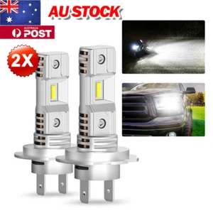 Fanless H7 Headlight LED Globes High Kit Beam For 24000LM HOLDEN COMMODORE VE VF - Picture 1 of 10