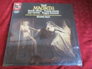 2LP Box SHERRILL MILNES Verdi Macbeth Riccardo Muti EMI NEU VERSIEGELT SEALED - Picture 1 of 2