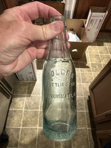 Bolger Bottling Co. bottiglia di soda in rilievo Cincinnati Ohio OH - Foto 1 di 14