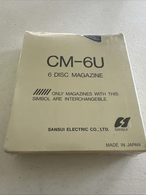 NEW Sansui CM-6U 6-disc Magazine made in Japan  CD Compact Disc - Image 1 of 4