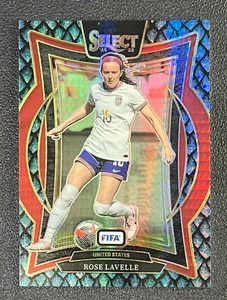 2024-25 Panini Select FIFA Terrace Blue Snakeskin Prizm Rose Lavelle #94 22/28 - Picture 1 of 2
