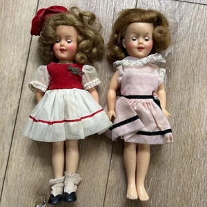 Vintage Vinyl Ideal Shirley Temple Puppen 1950er Schlafaugen ST-12 - Etikett Kleid - Bild 1 von 11