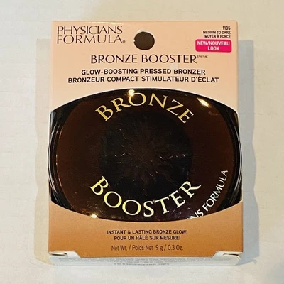 Physicians Formula Bronze Booster Medium To Dark Glow Boosting Pressed 1135 New - Image 1 of 4