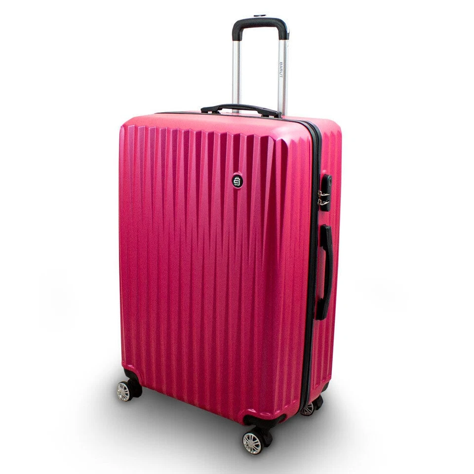 Barut Trolley Reisekoffer XL Hartschalenkoffer Teleskopgriff Pink