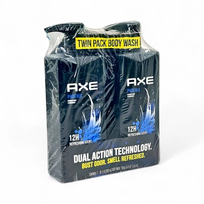 AXE Phoenix Twin Pack Body Wash - Crushed Mint + Rosemary 28FL OZ - Image 1 of 2