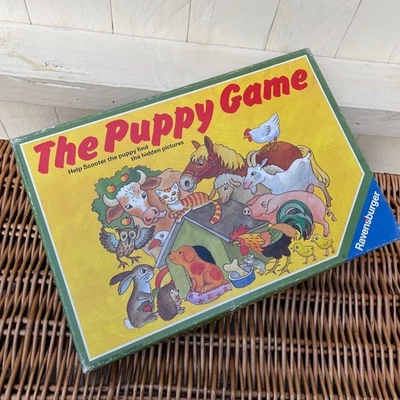 Vintage THE PUPPY GAME Board Game By Ravensburger - Fisher Price 1989 - Image 1 of 4