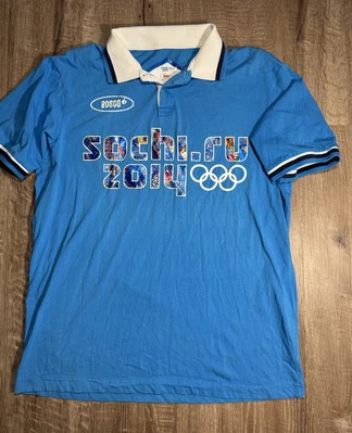 Polo Bosco Sport Sochi Rusia Juegos Olímpicos 2014 Hombre’s Grande  Foto 1 de 4