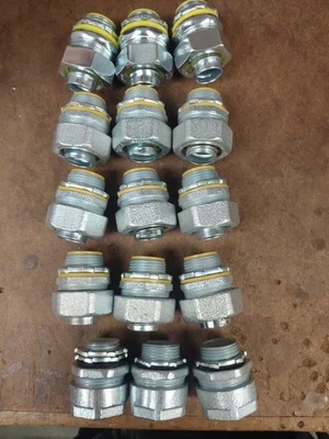 Conectores rectos Liqui-tite 3/4" (lote de 15) Foto 1 de 3