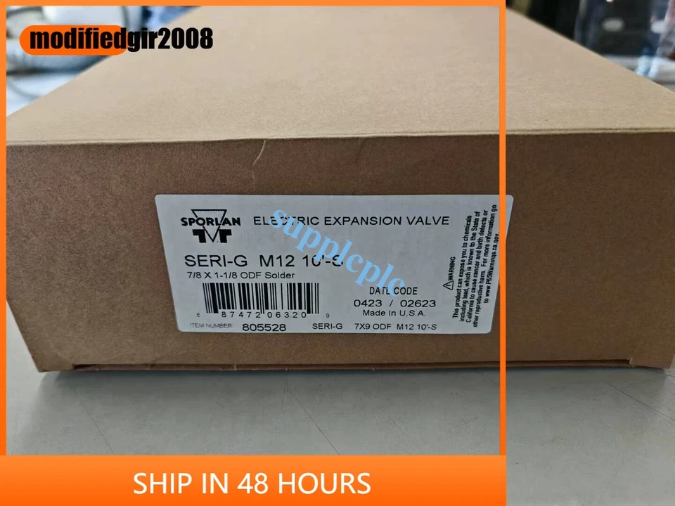 SERI-G- M12 10-S Electronic Expansion Valve Fast shipping#DHL or FedEx - Image 1 of 1