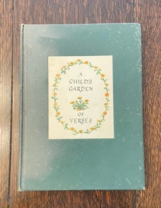 RARE A Childs Garden Of Verses 1947  Tasha Tudor Illustrator H/C - Picture 1 of 12